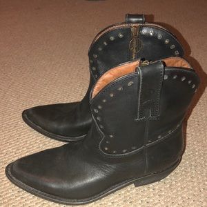Lucky Brand Leather Ankle Boots